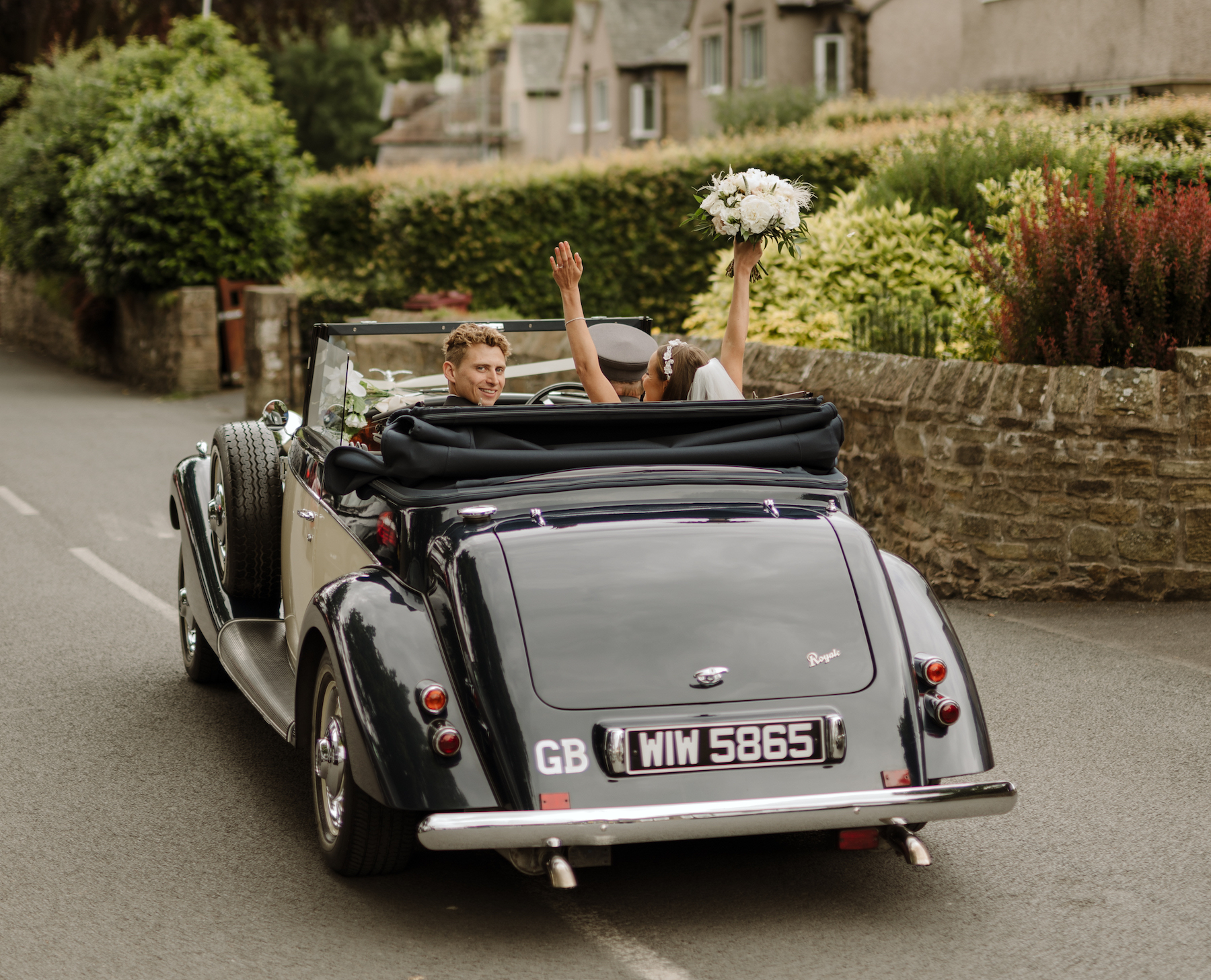 wedding car planned by Rebecca